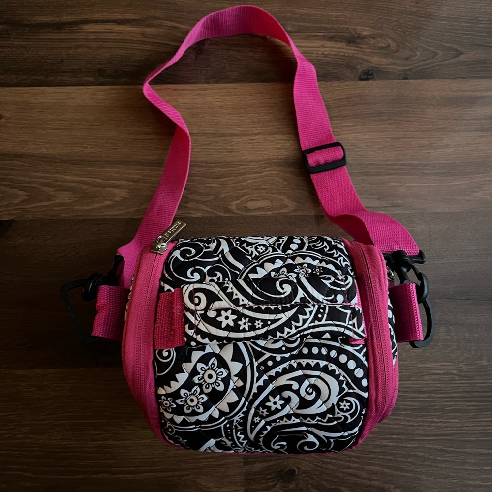 ๐ค Studio C Pink & Black Women's Camera Crossbody Bag ๐ค - Picture 2 of 6